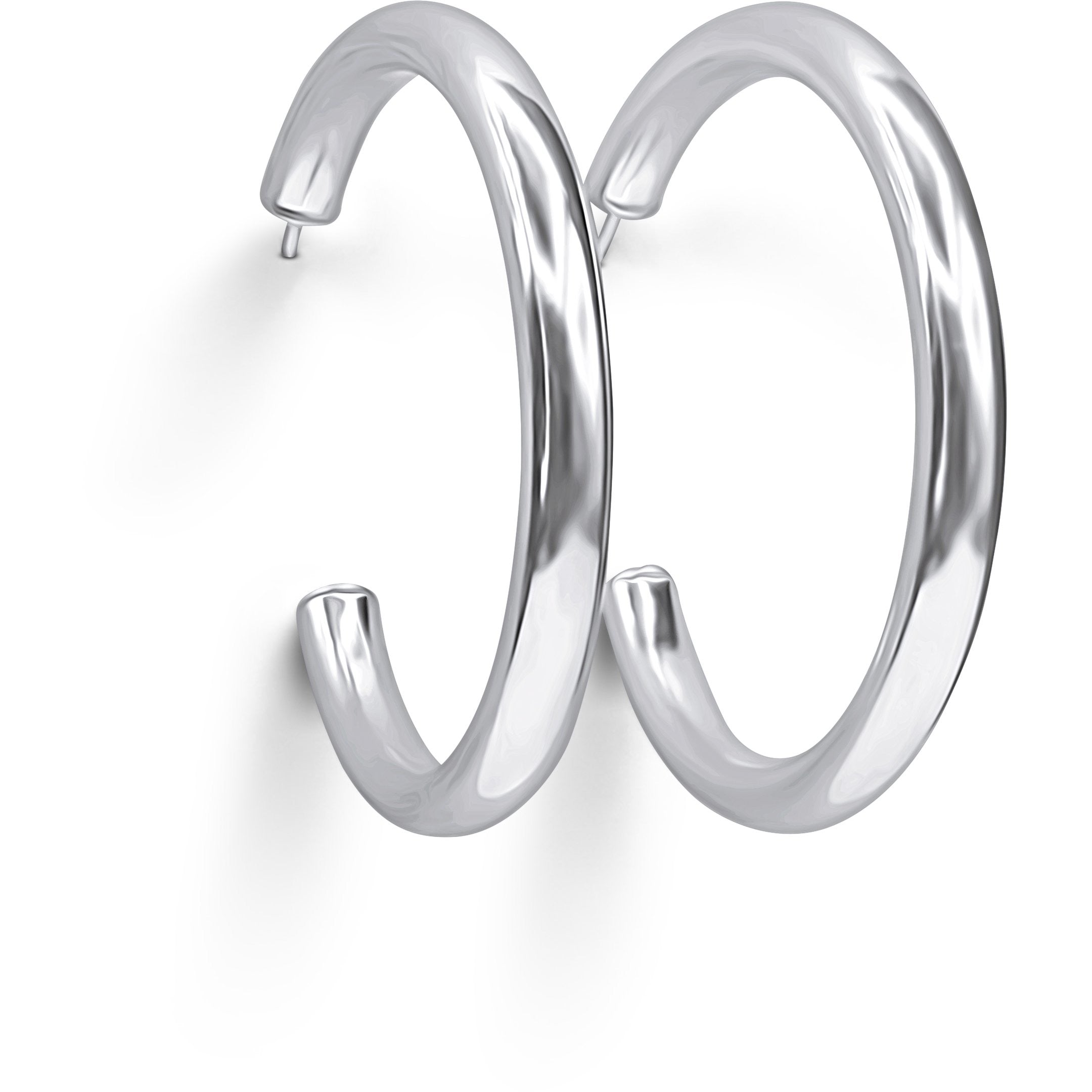 STERLING SILVER HOOPS