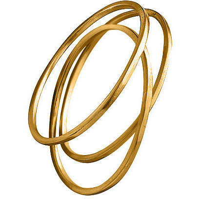 ORGANIC OVAL BANGLE - ELMABLINT.COM