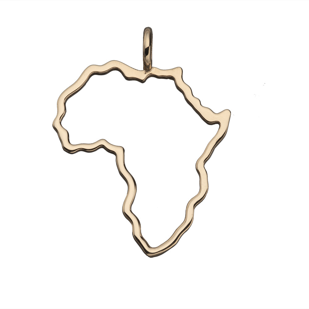 Large Africa Silhouette Pendant