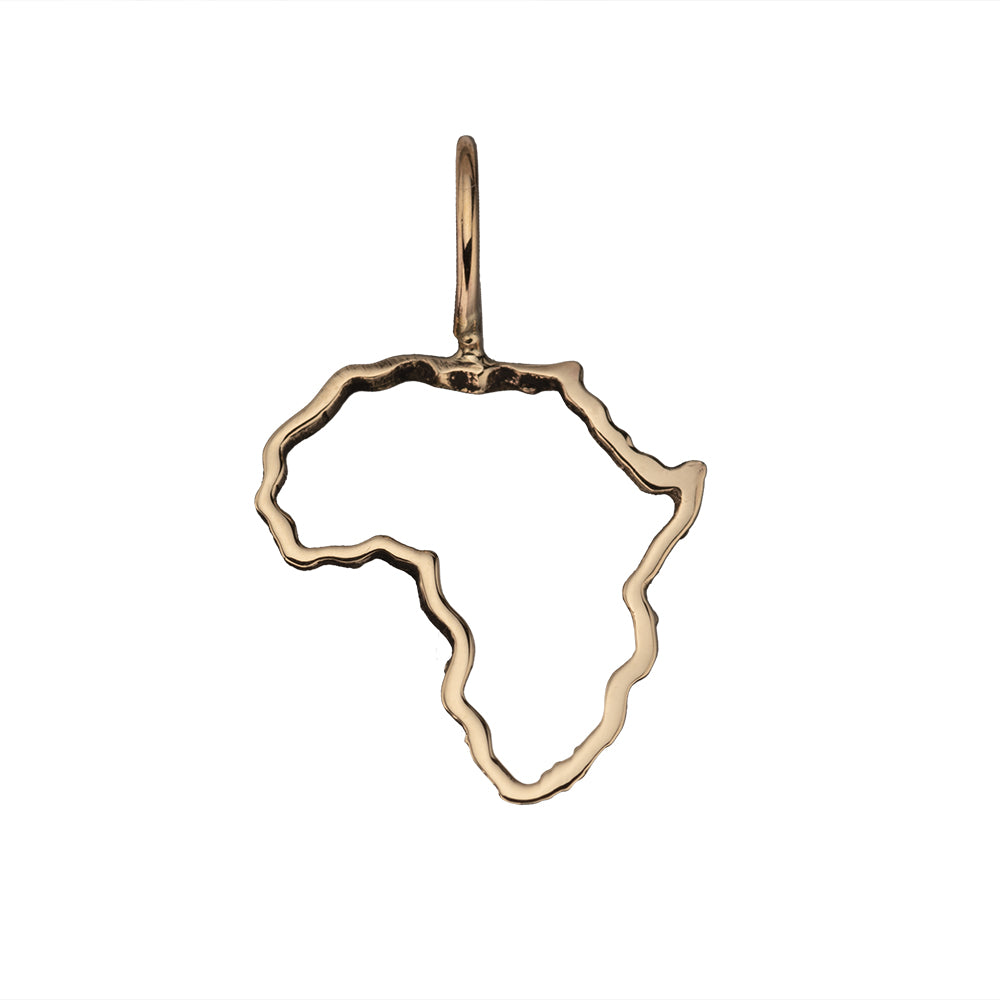 Small Africa Silhouette Pendant
