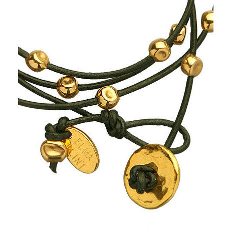 Leather Wrap Bracelet - ELMABLINT.COM